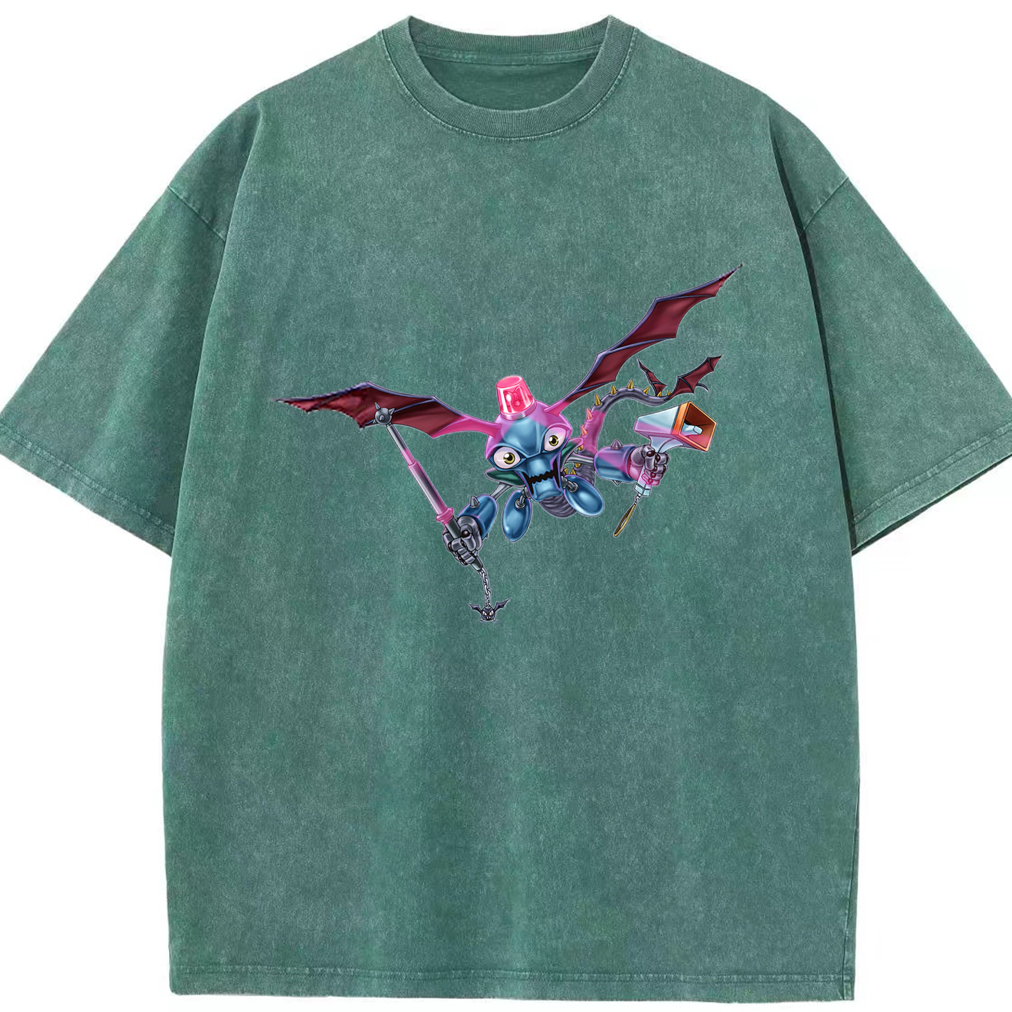 （画像用） 遊☆戯☆王 Yu-Gi-Oh! 綿100% ヴィンテージ風 半袖Tシャツ（フロントプリント）